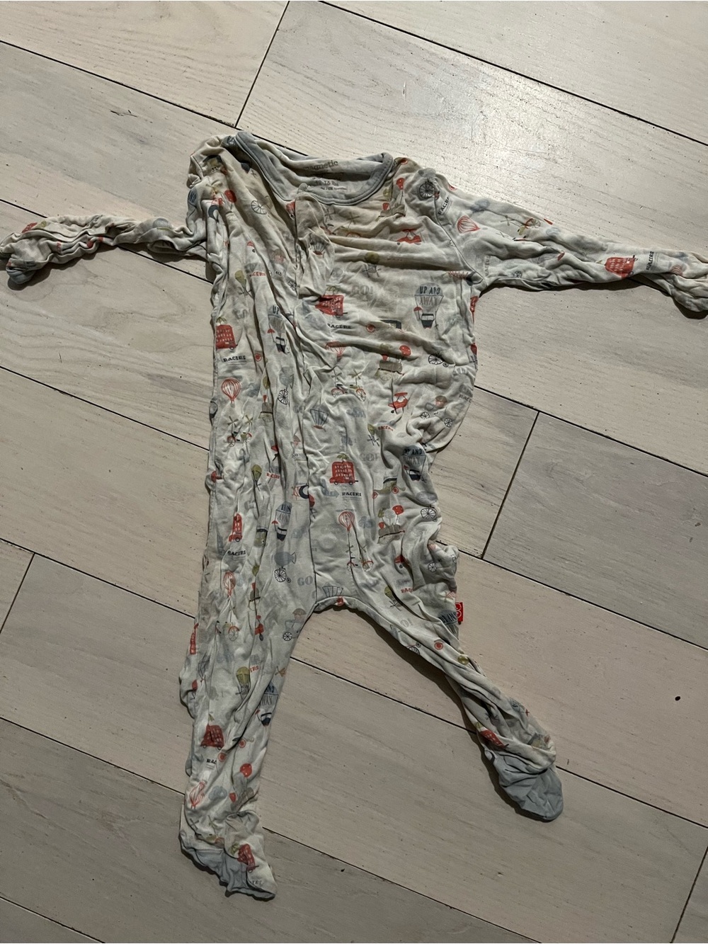Magnetic Me 3-6 onesie thin